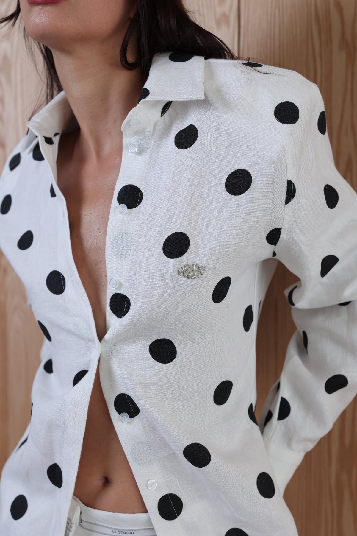 Polka Linen Set