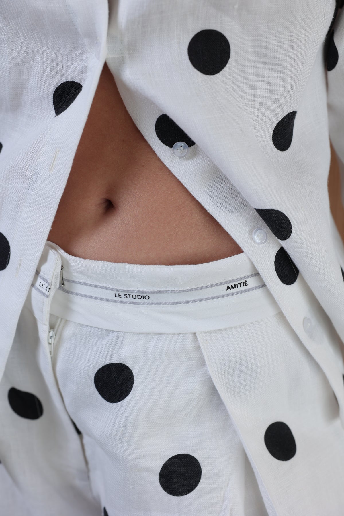 Polka Linen Set