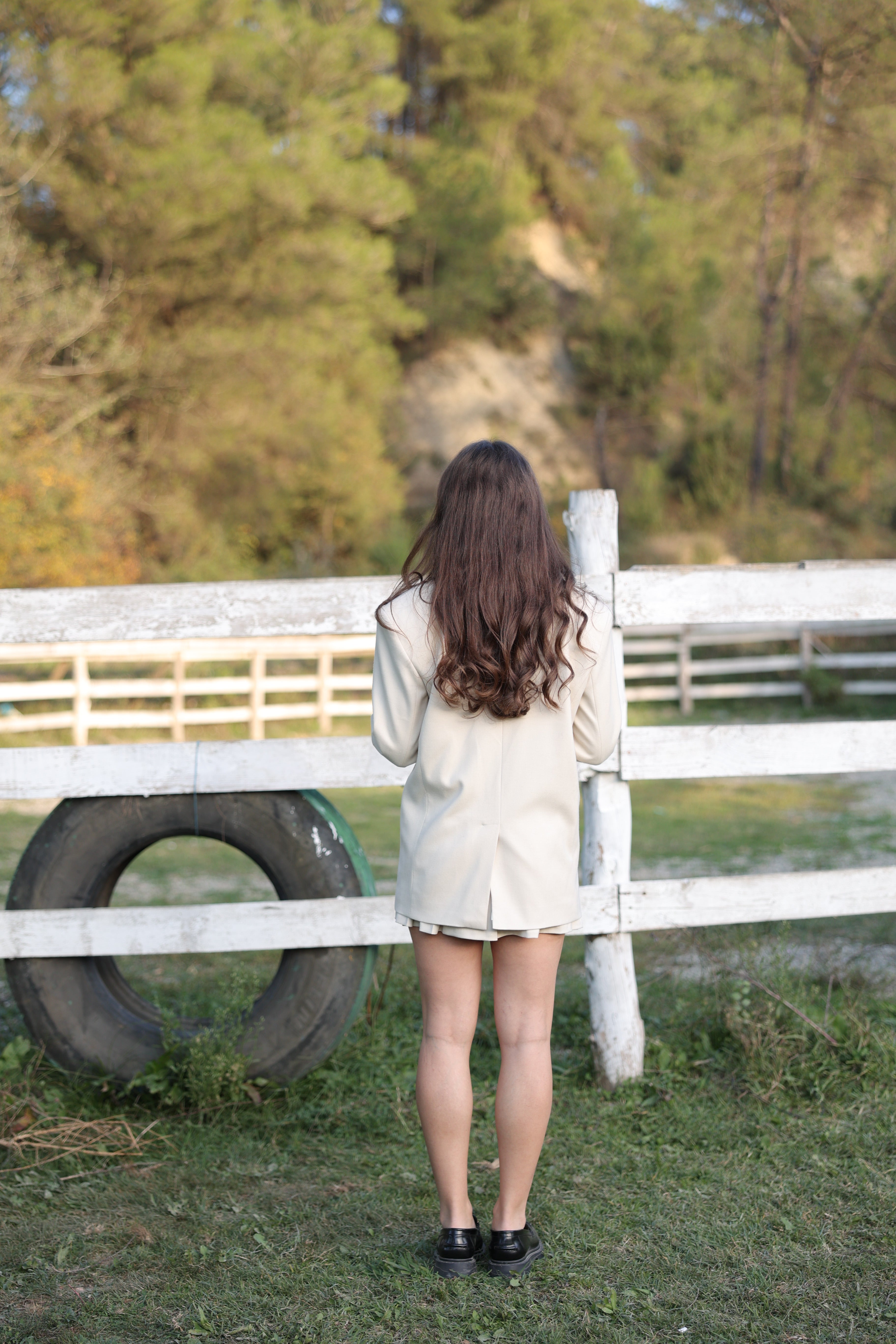 Cremé skirt