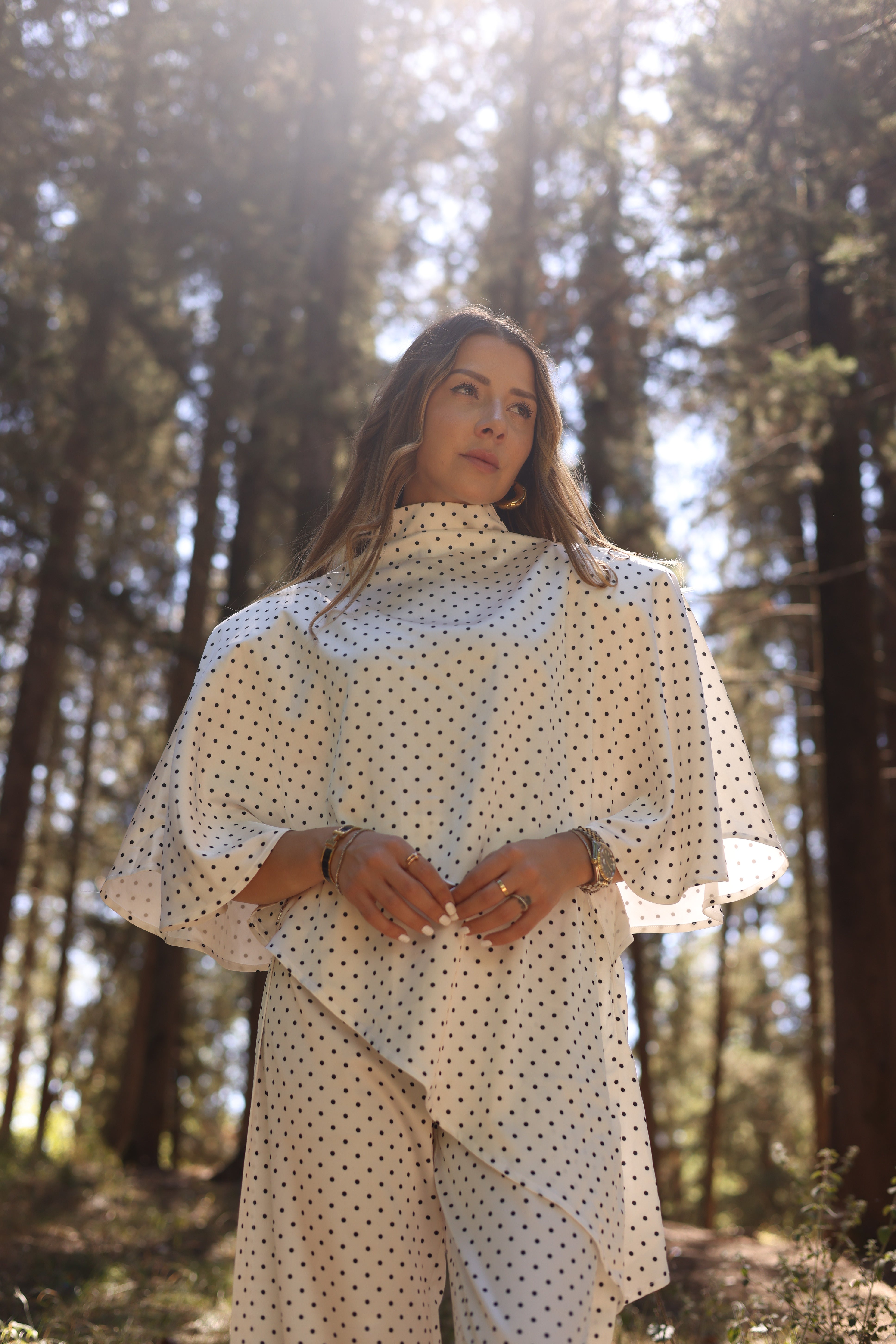 Polka Silk Set