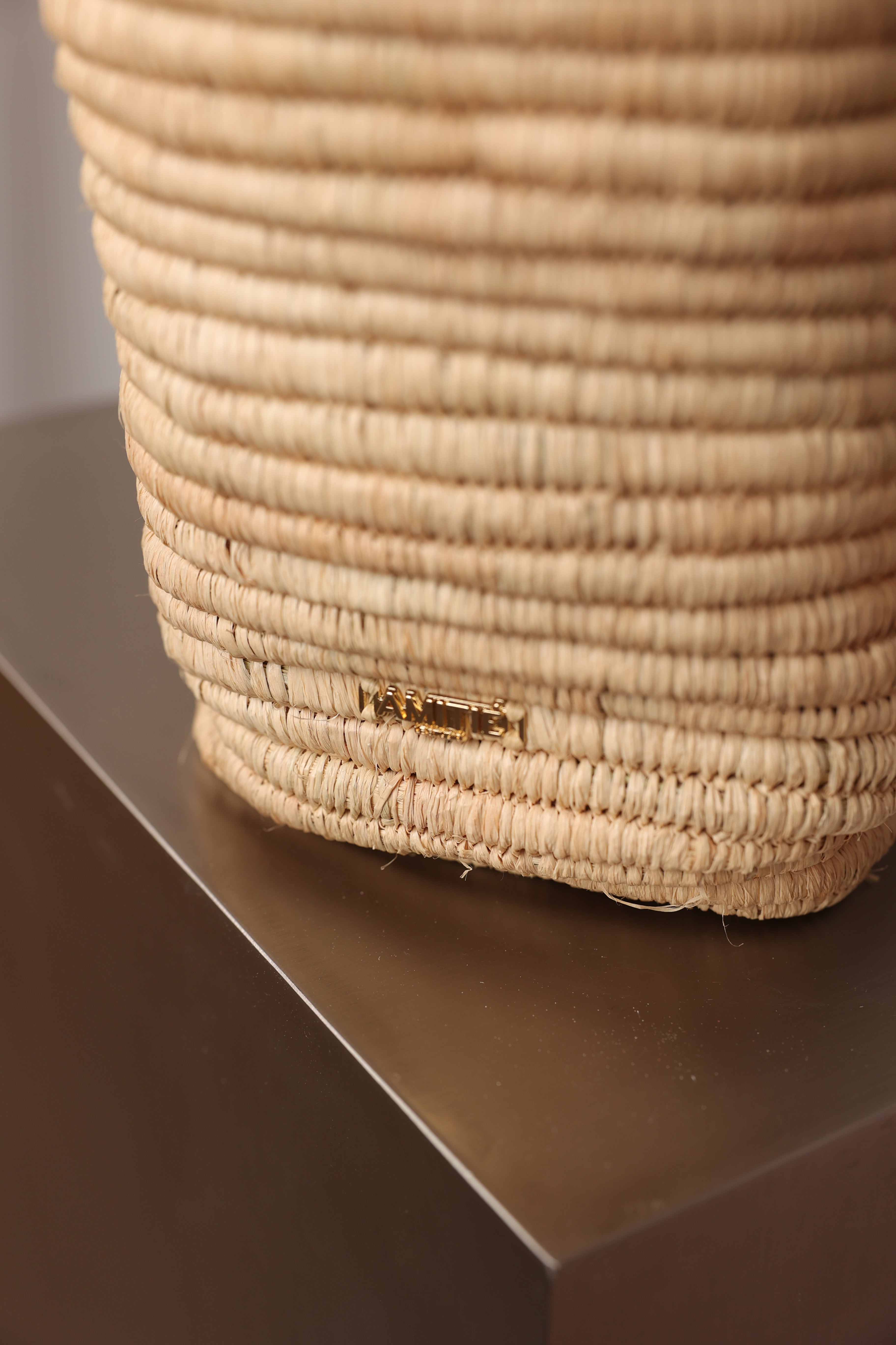 Red Raffia Bag