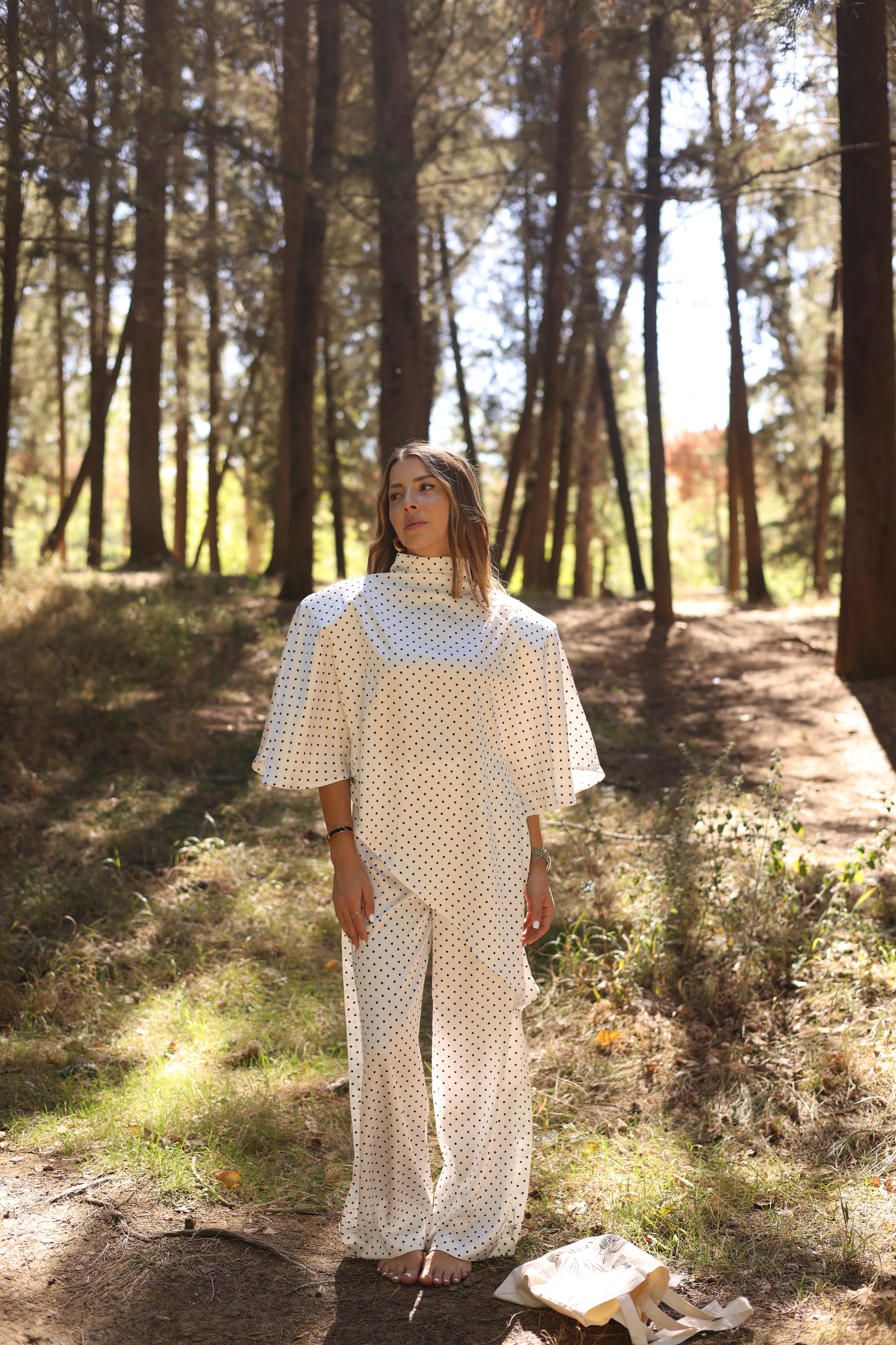 Polka Silk Set
