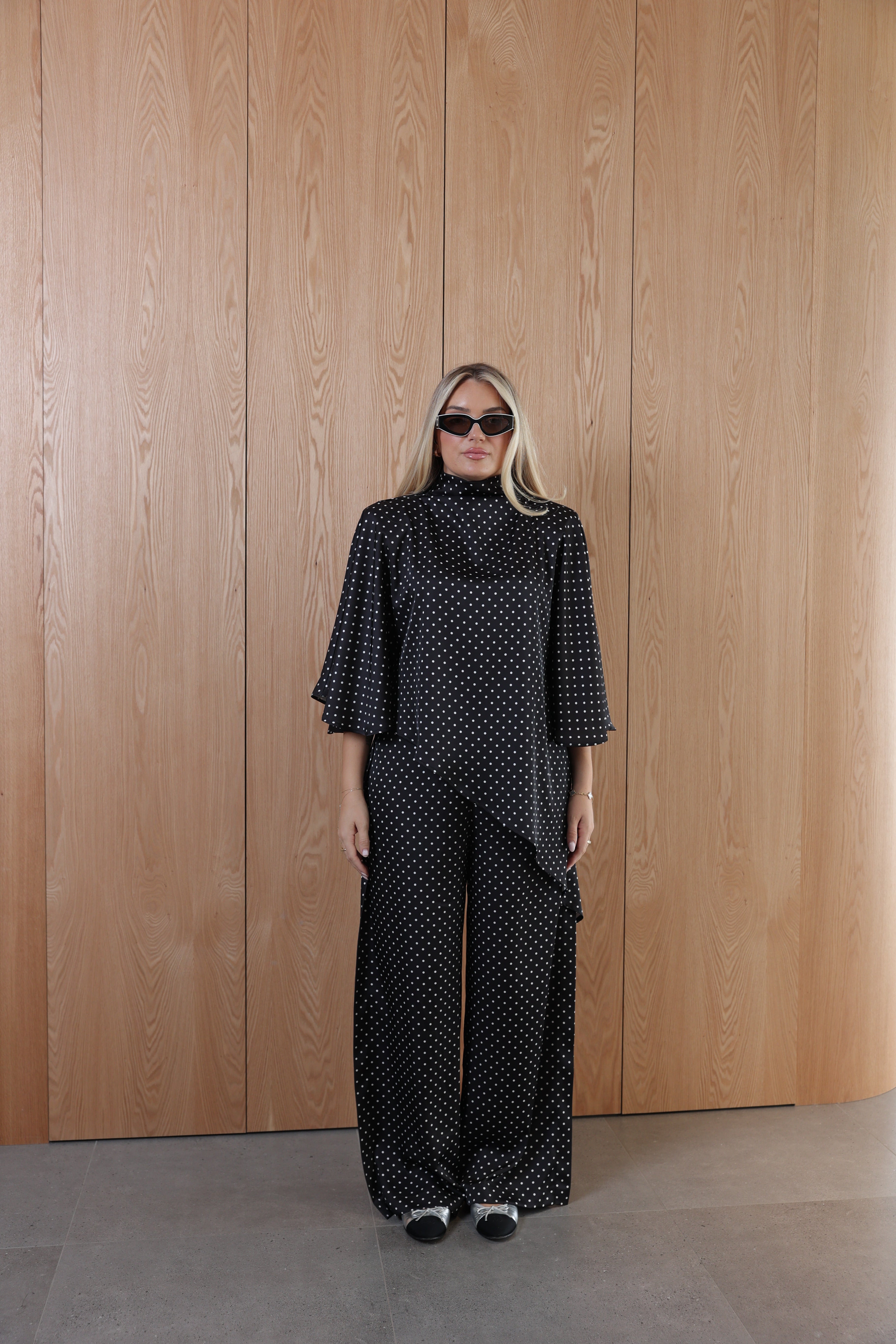 Polka Silk Set