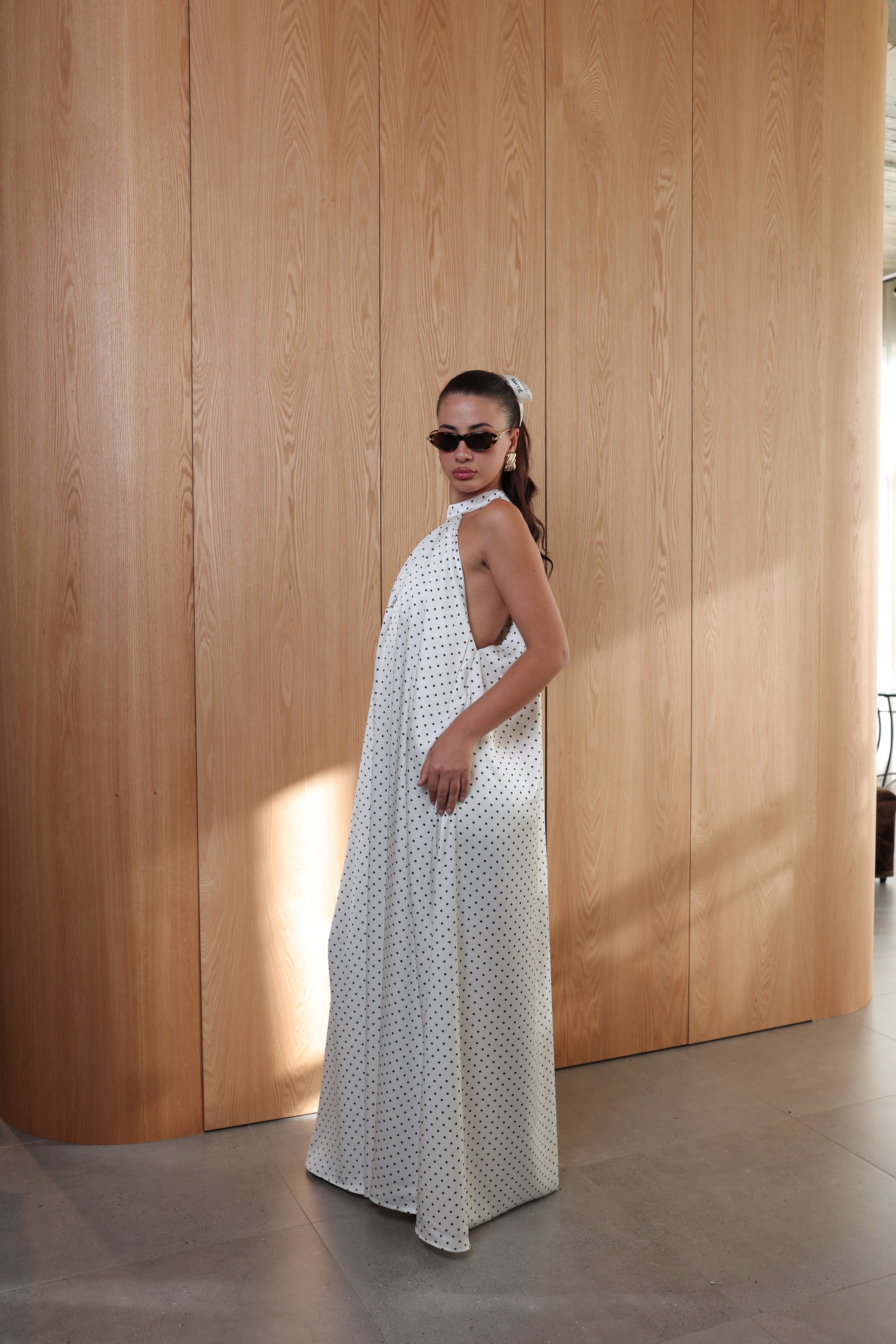 Polka Silky Dress
