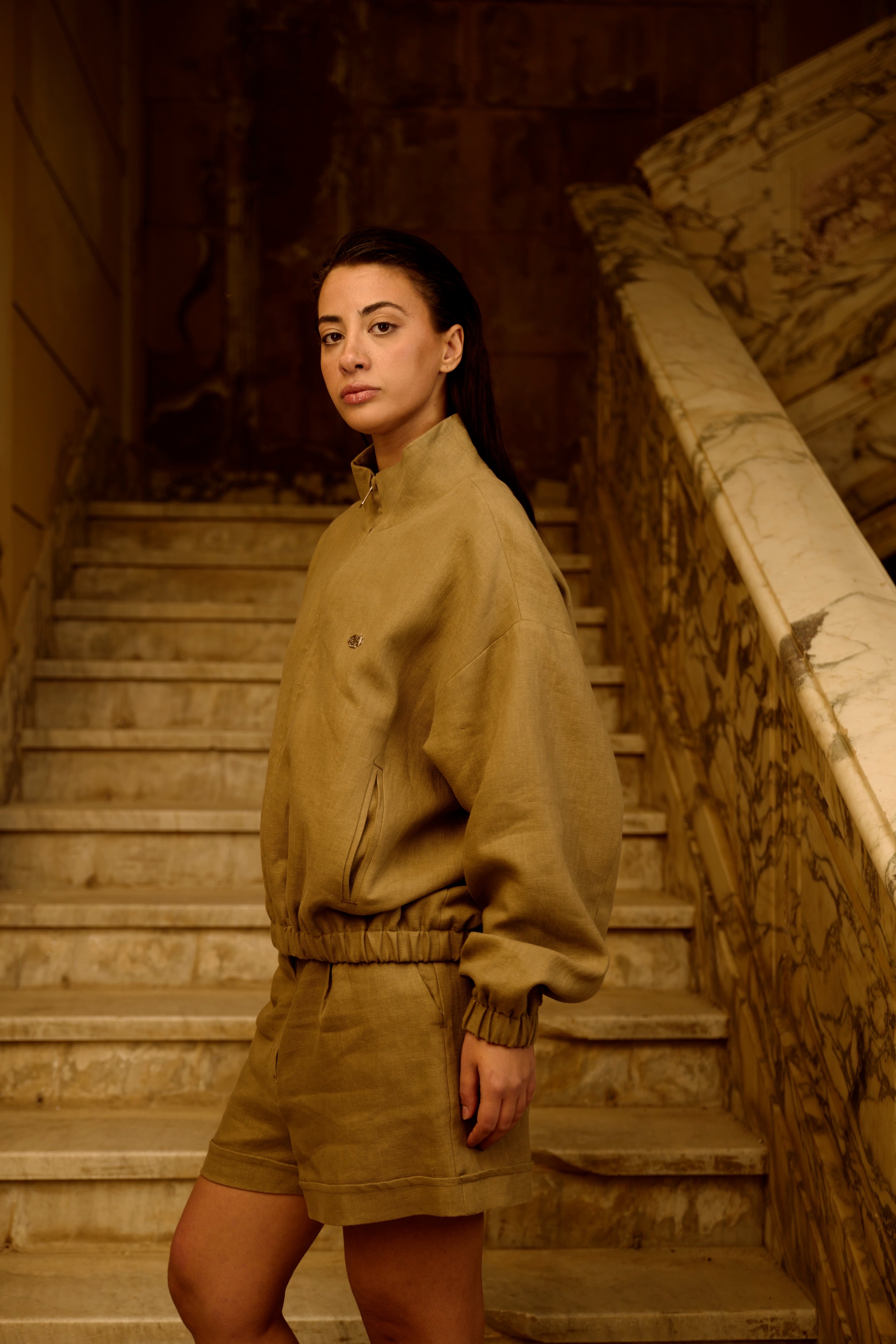 Bomber Linen Set
